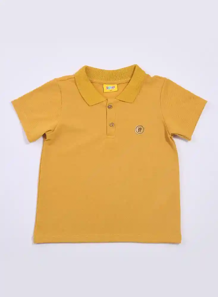 Camiseta Polo 3t-amarillo