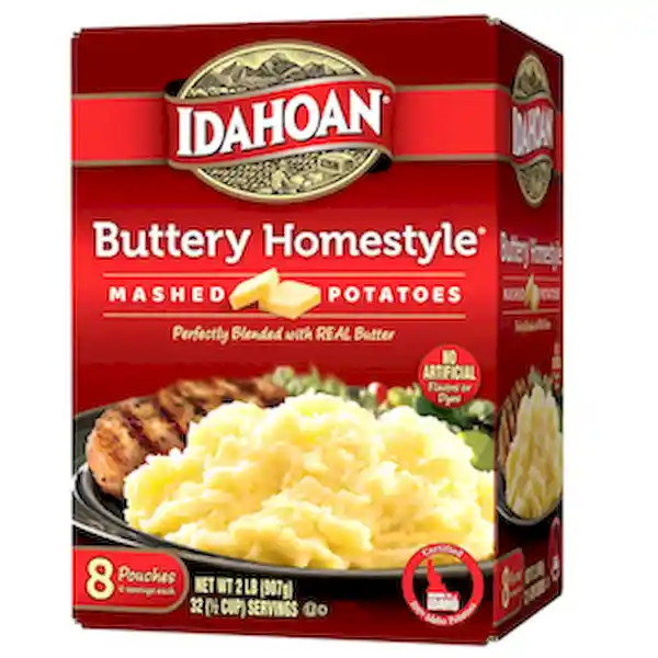 Idahoan Puré de Papas Con Mantequilla al Estilo Casero