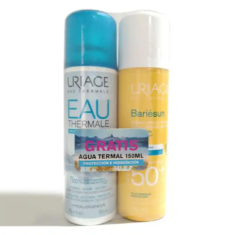Uriage Set Bariésun Bruma Spray Spf 50 + Agua Termal Spray