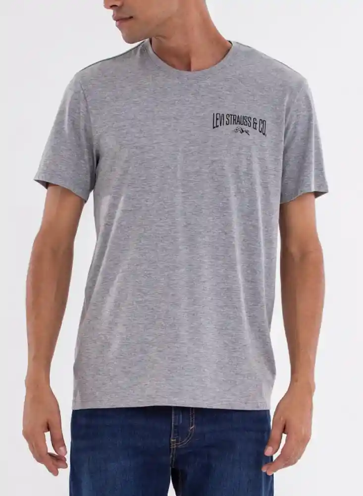 Camiseta Mc Hombre L-gris