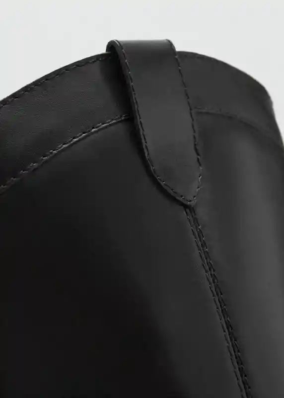 Botas London Negro Talla 39 Mujer Mango