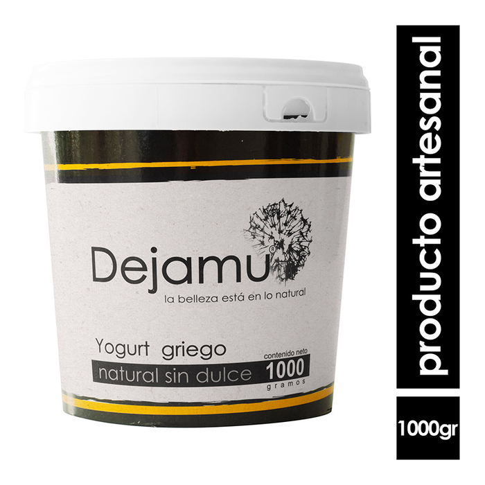 Dejamu Yogurt Griego Natural sin Dulce Precio Rappi