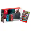 Nintendo Consola Switch Neon + Juego Mario