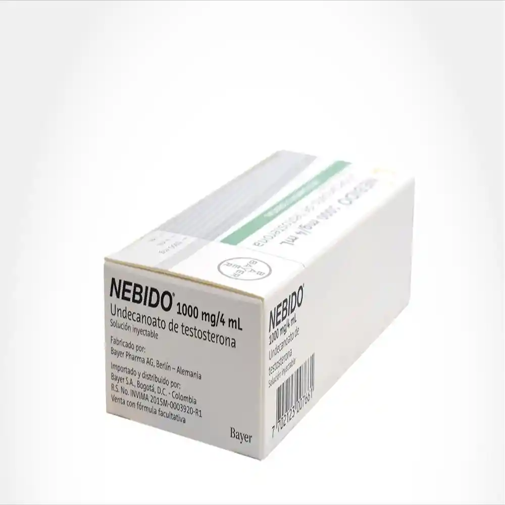 Nebido Undecanoato de Testosterona (1000 mg)
