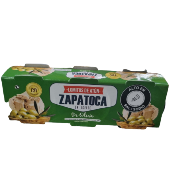 Atún Lomitos Aceite de Oliva Zapatoca 3 x 3 und