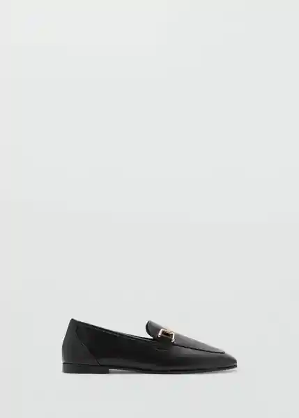 Zapatos Casa Negro Talla 36 Mujer Mango