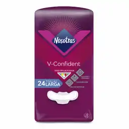 Toallas Higiénicas Nosotras V-Confident Larga X 24Und