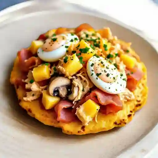 Arepa hawaiana