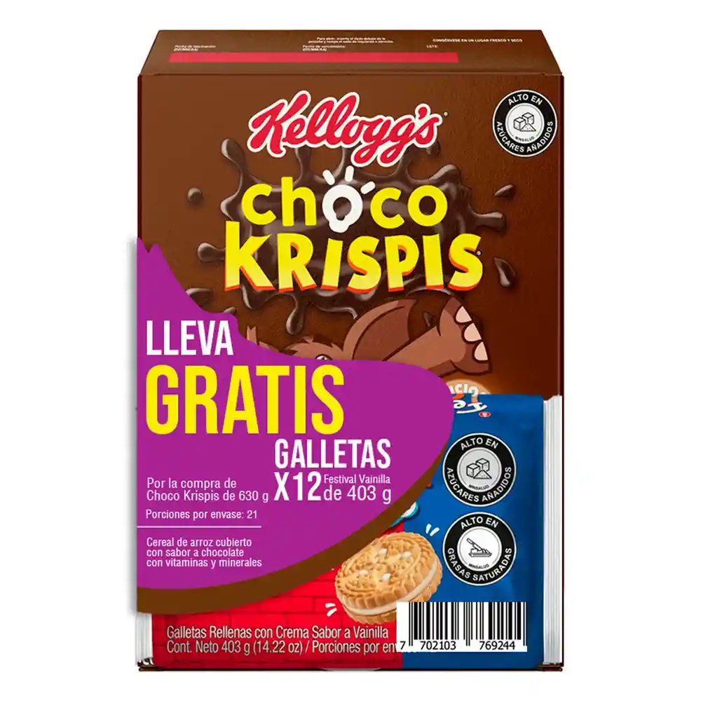 Oferta Cereal Arroz Cubierto Chocolat Gts Galletas Kelloggs