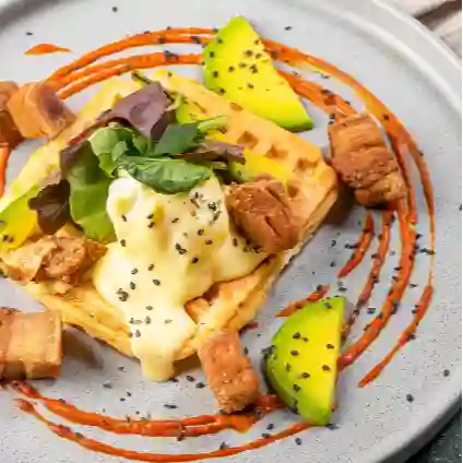 Waffle de Pan de Yuca