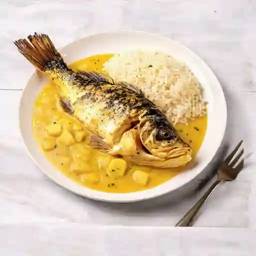 Robalo al curry