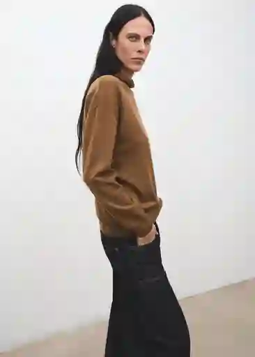 Saco Jersey Mila Tabaco Talla XS Mujer Mango