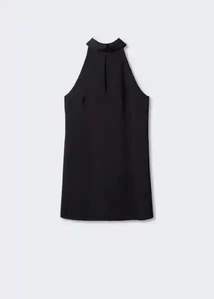 Vestido Charlot Negro Talla M Mujer Mango