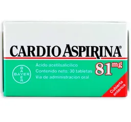 Cardioaspirina 81 Mg Frasco