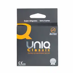 Uniq Condón Classic Libre de Látex