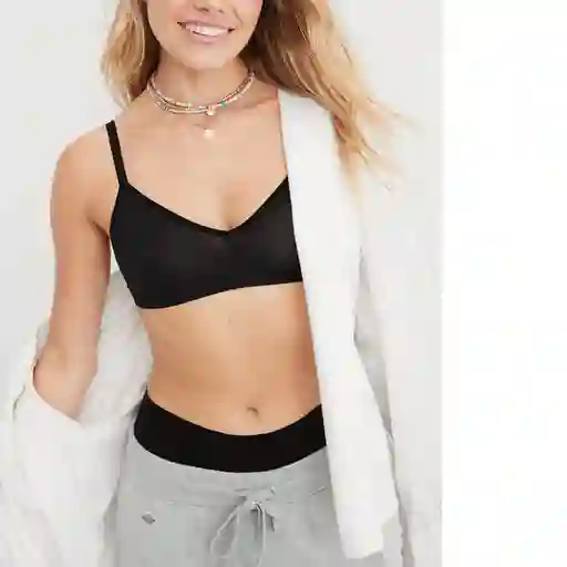 Bralette Negro Talla: Large American Eagle