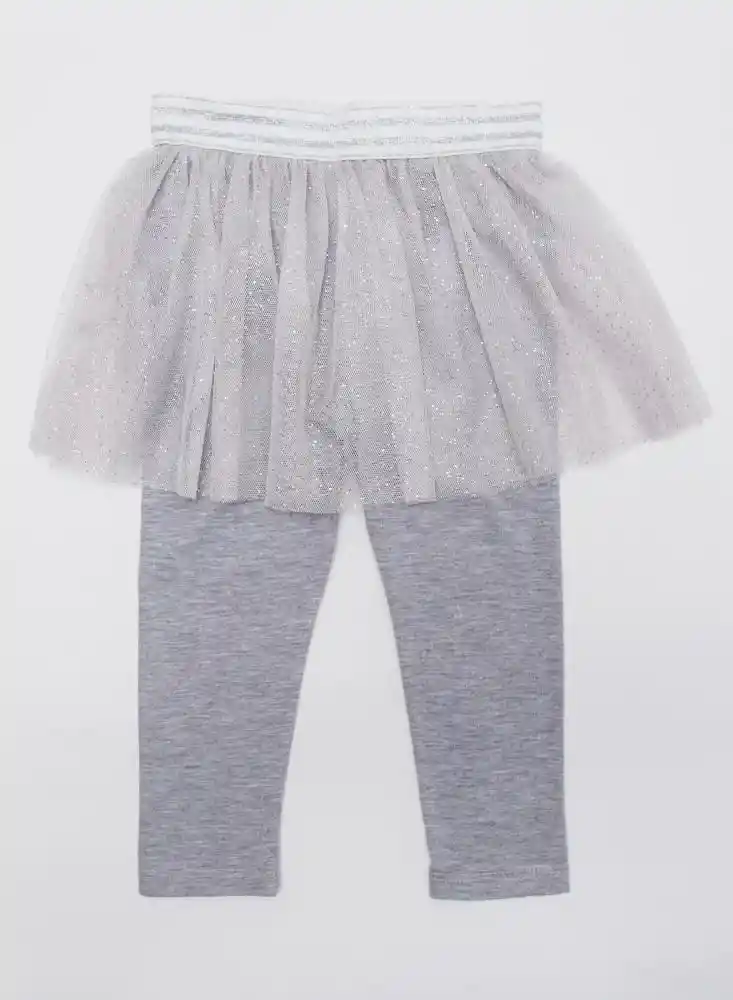Legging 6/9 Meses - Gris Jasp
