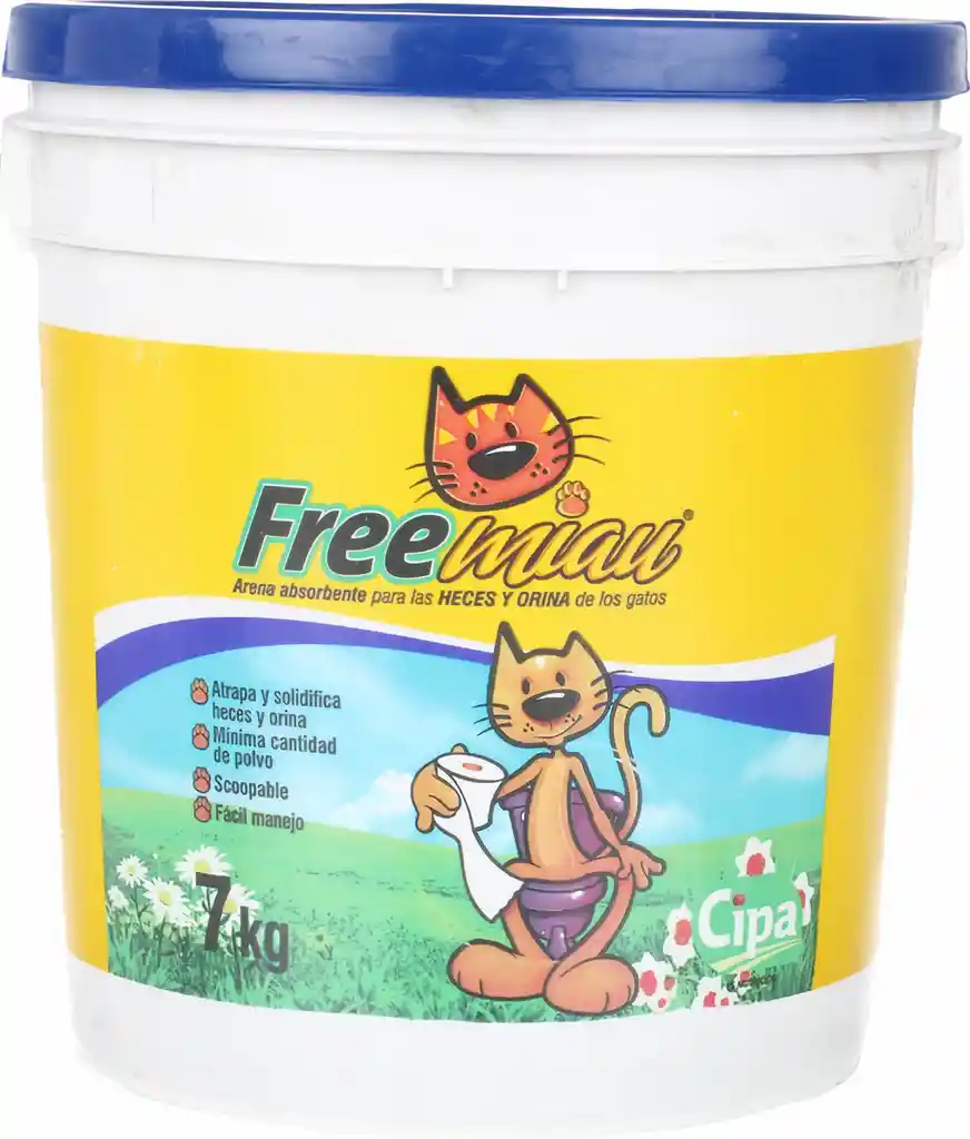 Free Miau Arena Para Gato Cipa Explosión Cítrica