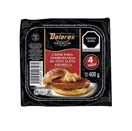 Dolores Carne para Hamburguesa