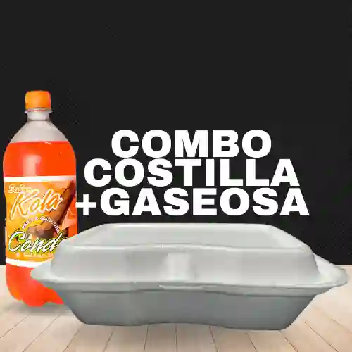 Combo Costilla 1lb + Gaseosa 250 ml