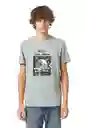 Diesel Camiseta T-Diegos-B19 Gris Talla M