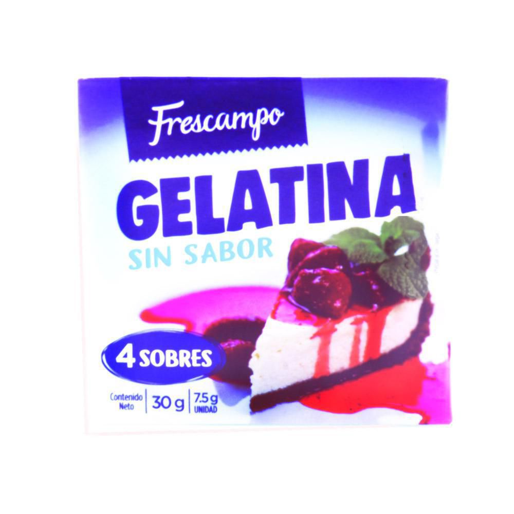 Gelatina Sin Sabor Frescampo 30 g
