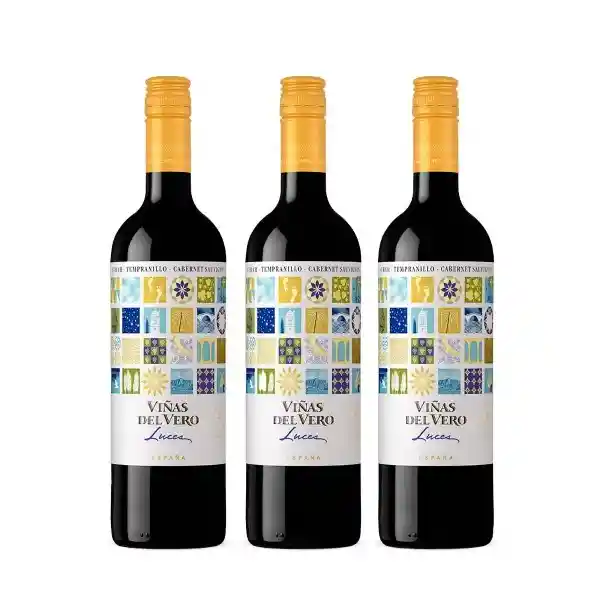 Vinas Del Vero Vino Tinto Luces Blend Pague 2 Lleve 3