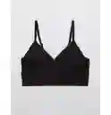 Bralette Negro Talla Medium Aerie American Eagle