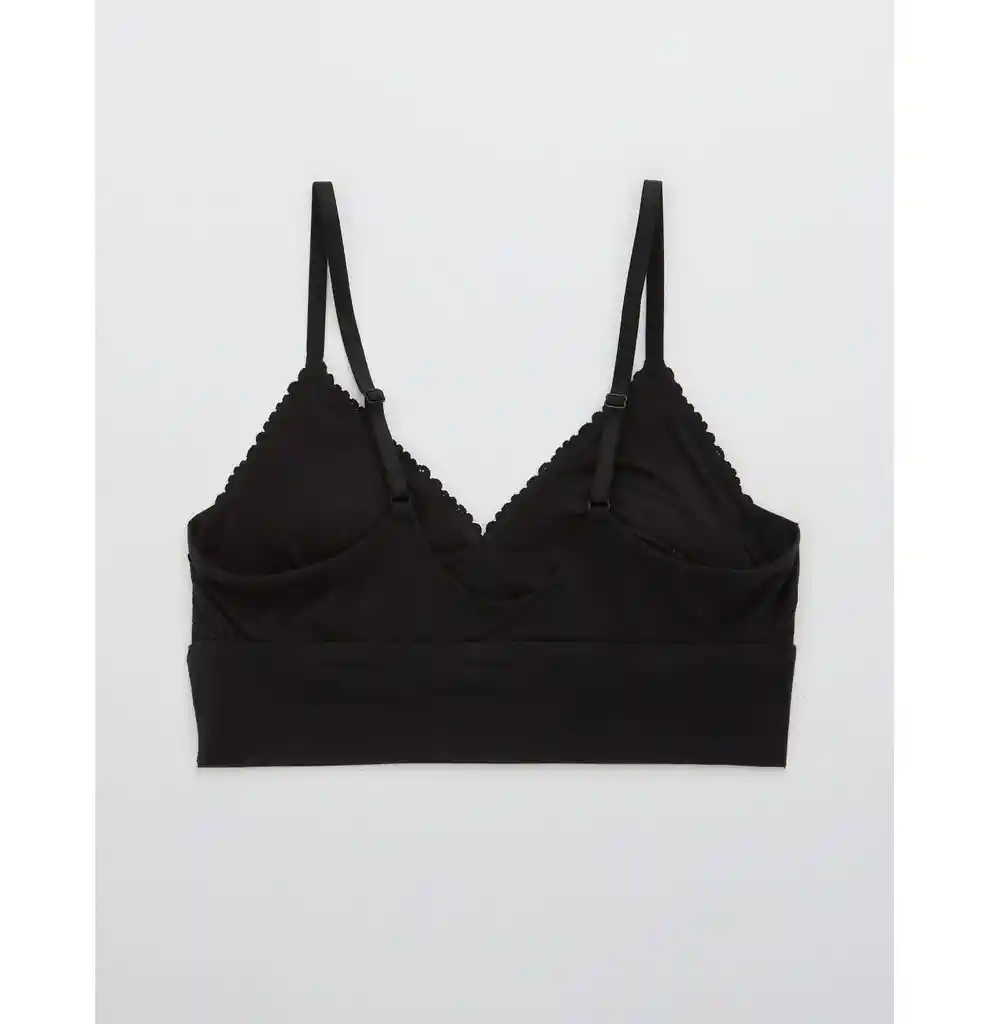 Bralette Negro Talla Medium Aerie American Eagle