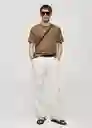 Camiseta Molina Khaki Talla XL Hombre Mango