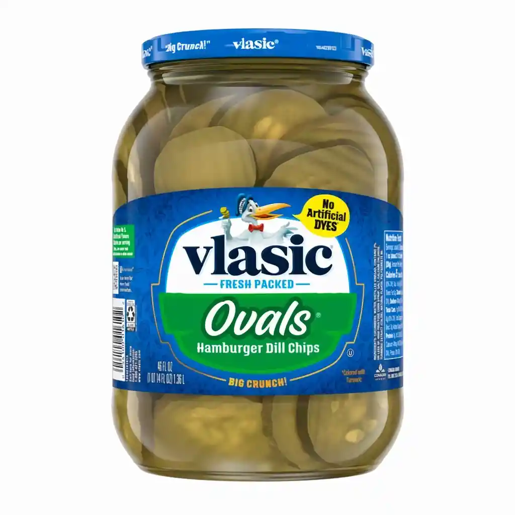 Vlasic Pepinillo Óvalos Rebanado Encurtidos Eneldo 1.36 L