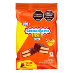 Ponque Chocoramo Mermelada Frutos Rojos Cobertu (300 Gr)