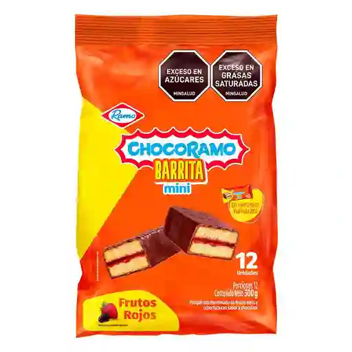 Ponque Chocoramo Mermelada Frutos Rojos Cobertu (300 Gr)