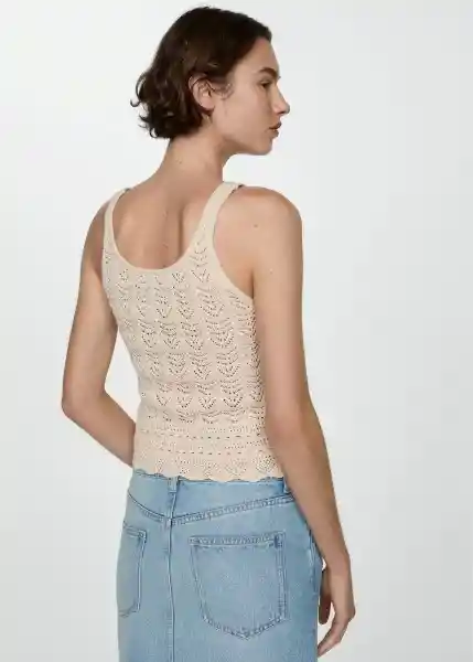 Top Sito Arena Talla 26 Mujer Mango