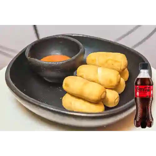 Combo Tequeños + Coca Cola Sin Azúcar 400 ml