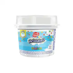 Crem Helado Helado en Vaso con Lluvia de Colores