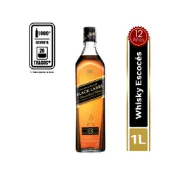 Johnnie Walker Whisky Escocés Black Label 