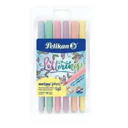 Pelikan Marcador Punta Pincel en Color Pastel Markana