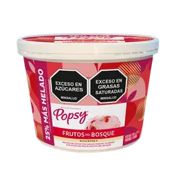 Helado Popsy Frutos Bosque Gourmet Extr.cont