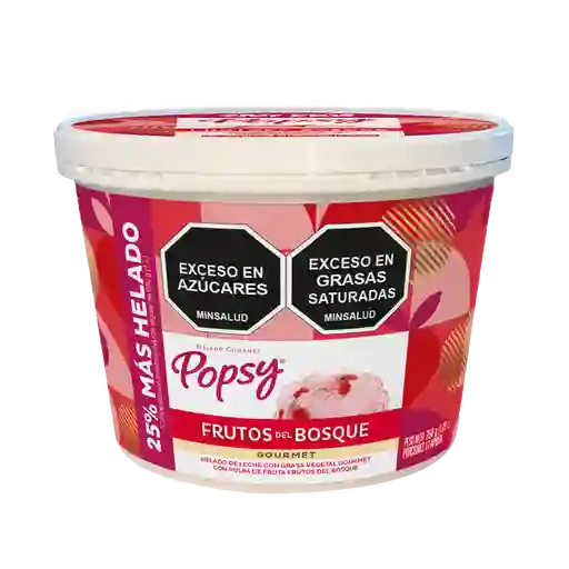 Helado Popsy Frutos Bosque Gourmet Extr.cont