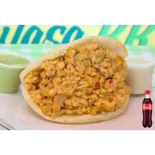 Combo Arepa Perico + Coca-cola Sabor Original ml