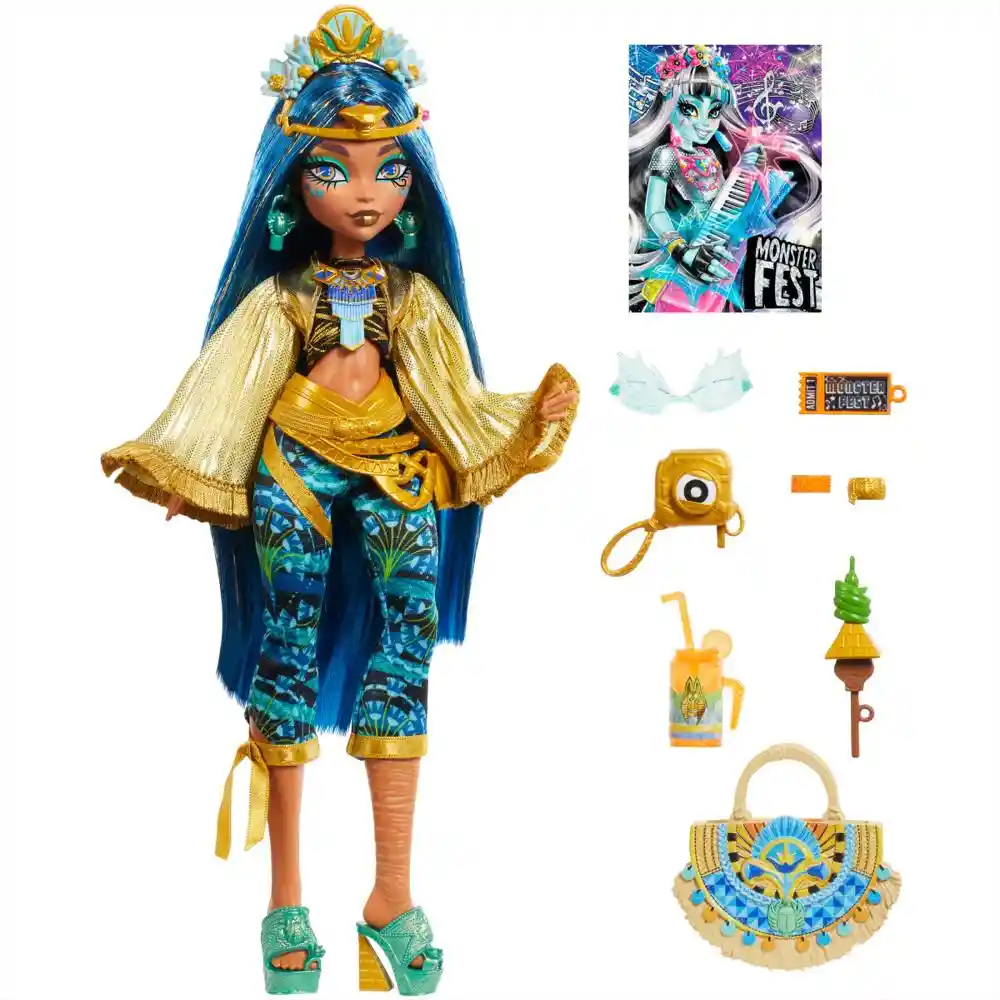 Muñeca Monster High Cleo de Nilo Con Accesorios