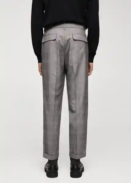 Pantalón Cupid Gris Talla 44 Hombre Mango