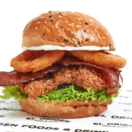 Hamburguesa chicken crunch