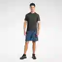 Reebok Camisa Athlete Tee 2.0 Rbk-Chill Hombre Azul Talla S