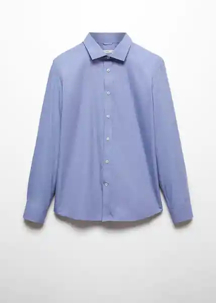 Camisa Capri Azul Talla XS Hombre Mango