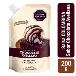 Colombina Salsa Sabor Chocolate Avellana 