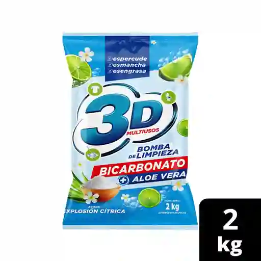 3D Detergente Multiuso Explosión Cítrica