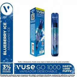 Vuse Go Vapeador Blueberry Ice 1000 Puffs 3%