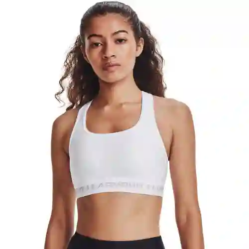 Unr Armour Top Entrenamiento Crossback Mid Mujer Blanco T XS
